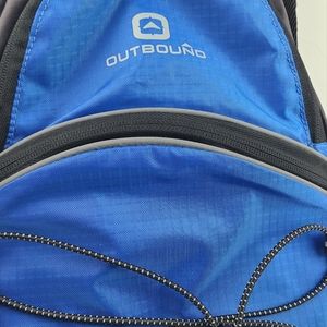 Outbound "Hydro" 1.5 Litre Hydration Pack No Bladder Blue & Black w/Tags